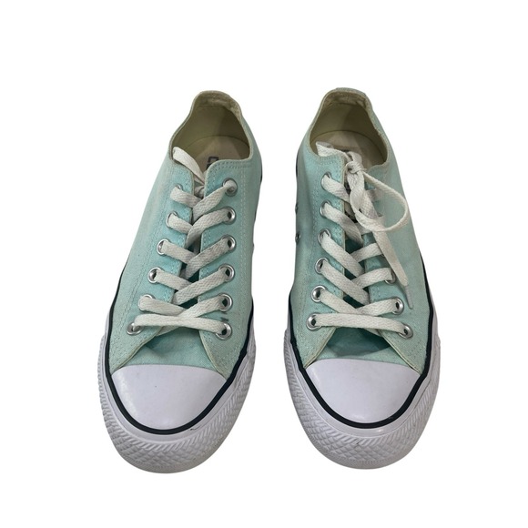 Converse CHUCK TAYLOR All Star Low Top Canvas Green Shoes Size Mens 5 Womens 7 - Picture 2 of 9